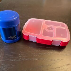 Bentgo Kids Red Lunch Container & Thermos Stainless Container